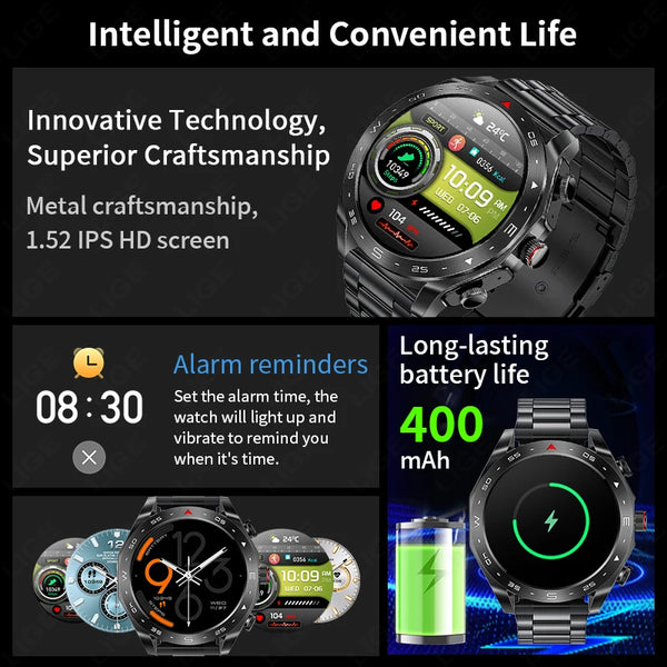 Smartwatch with Earbuds Combo
